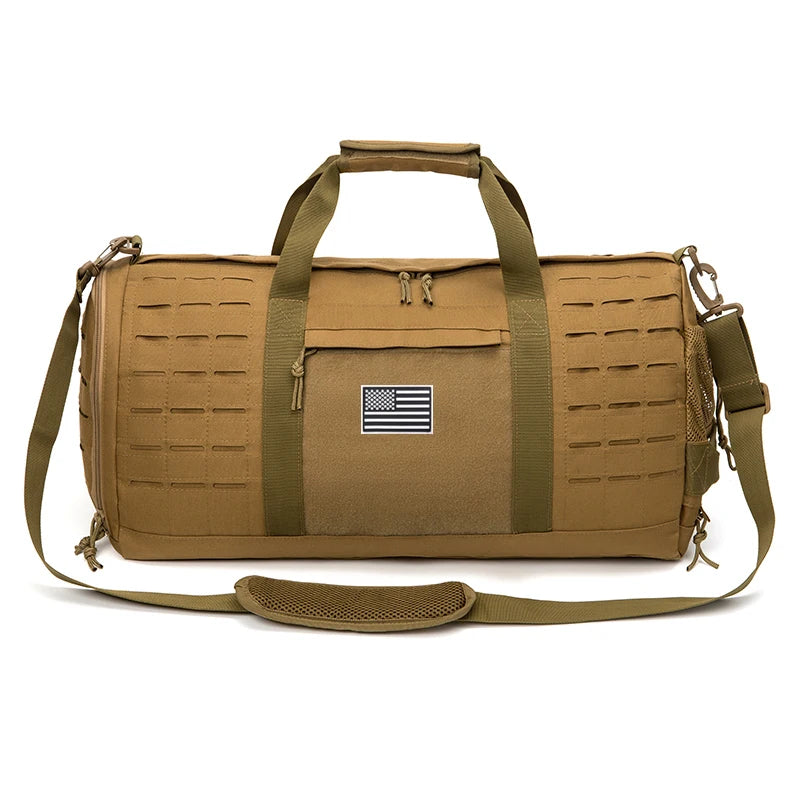 40L Tactical Duffle Bag – Gym, Travel & Weekend with Shoe Compartment