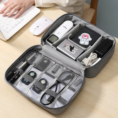 Cable Organizer Pouch – Waterproof, Portable & Multifunctional for Travel