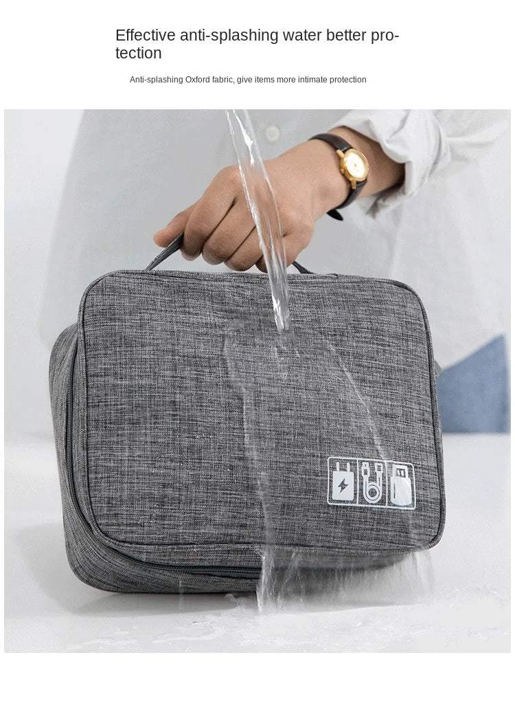 Cable Organizer Pouch – Waterproof, Portable & Multifunctional for Travel