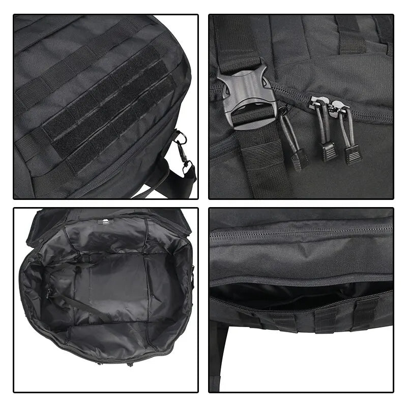 Sac à Dos Tactique LQARMY 45L–80L – Camping, Randonnée & Voyage