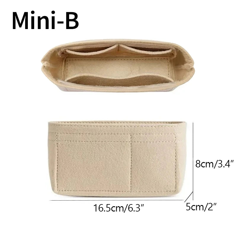 Bag Organizer – Multi-Pocket Insert, With or Without Zipper