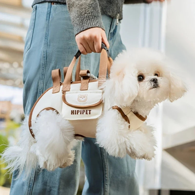 Sac Transporteur 2-en-1 Chien & Chat – À Main & Bandoulière | Mesh Respirant | Randonnée & Quotidien | S, M & L