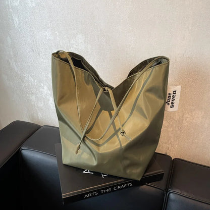 Sac Seau Fourre-Tout Minimaliste – Grande Capacité, Style Rétro pour Femme