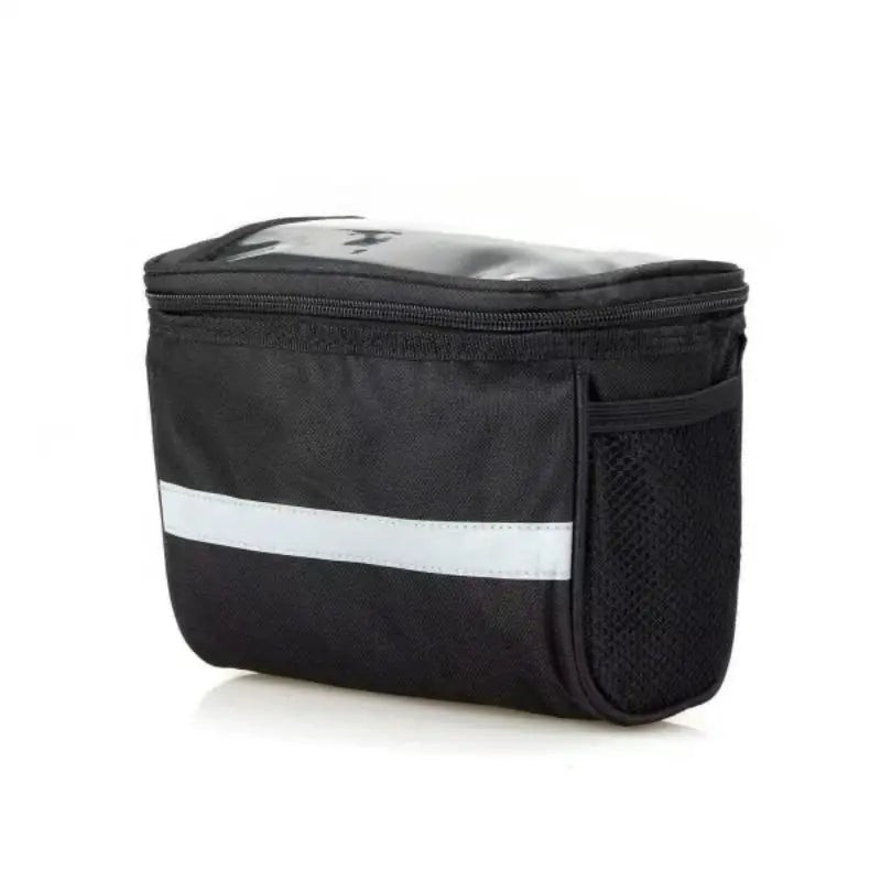 Sacoche de guidon vélo – Poche isotherme, fenêtre téléphone & bande réfléchissante