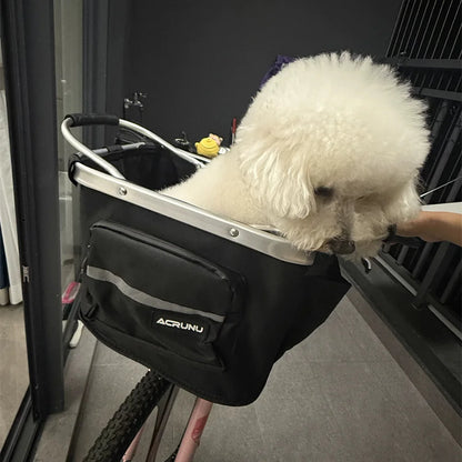 Panier Transporteur Vélo en Alliage d’Aluminium – Petit Chien & Chat | Imperméable & Durable | Chihuahua, Yorkshire, Shih Tzu
