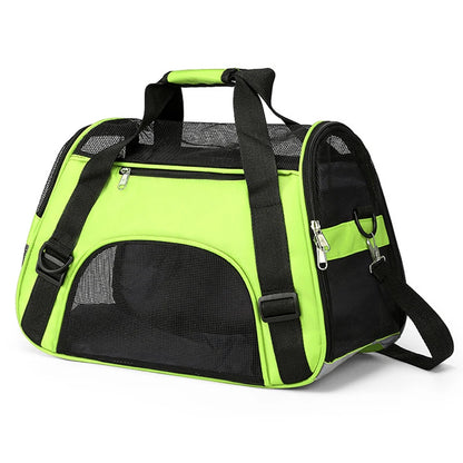 Breathable Mesh Cat & Dog Carrier – Foldable | Sizes S, M & L | Travel & Outdoor