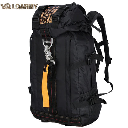 Military Tactical Backpack 20L Parachute Style – Waterproof Nylon | 10 Pockets | Hiking, Hunting & Travel | Black, Green, Gray