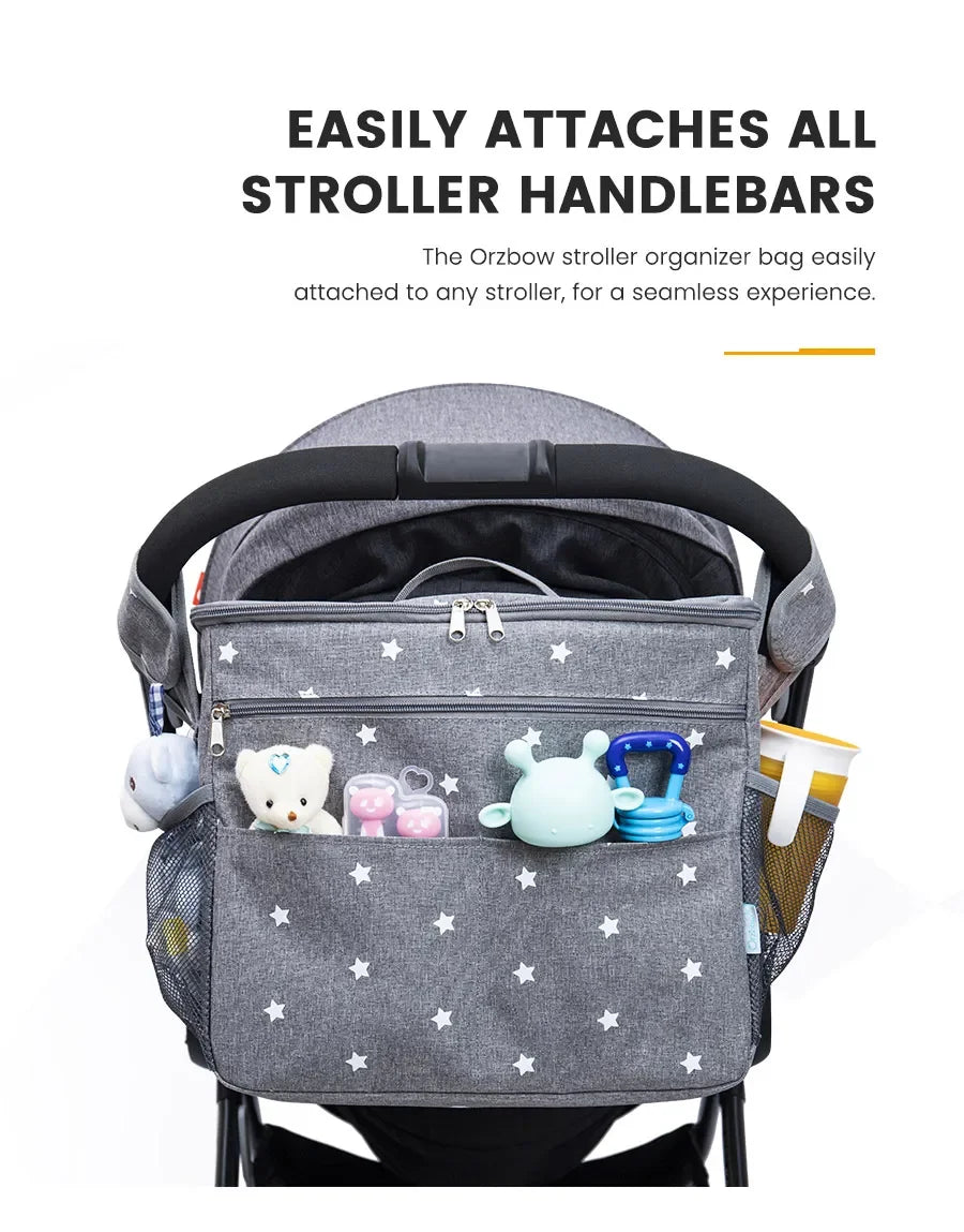 Sac à Langer Grande Capacité pour Poussette - Maman