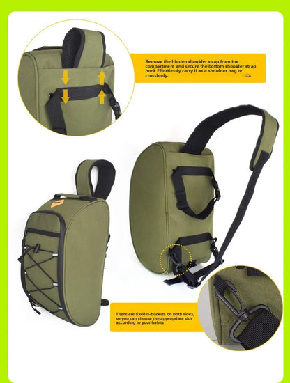 Sacoche Porte-Bagages Vélo – Libération Rapide, Pliable & Grande Capacité