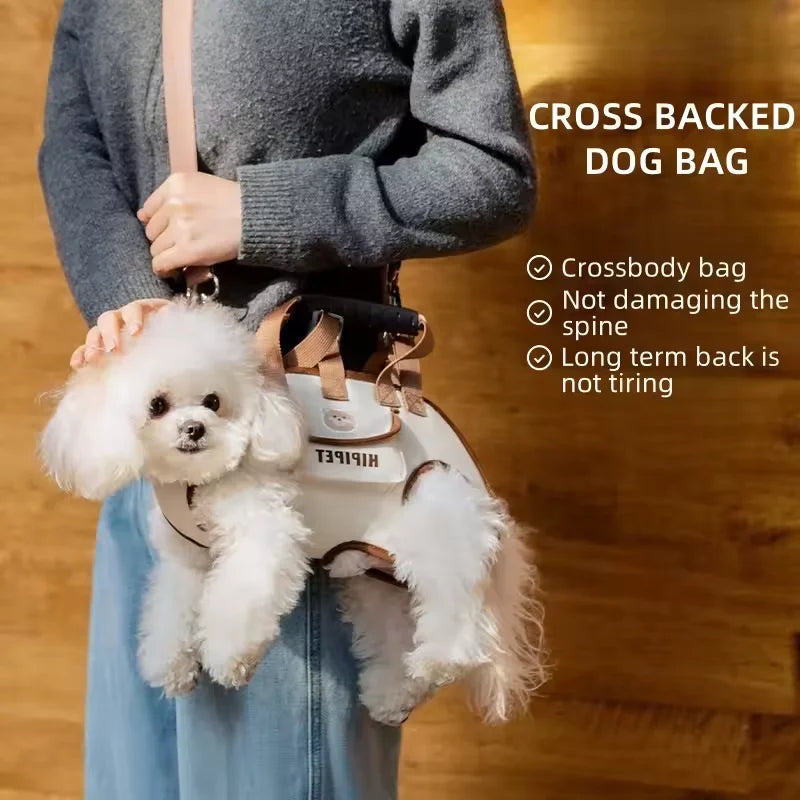 Sac Transporteur 2-en-1 Chien & Chat – À Main & Bandoulière | Mesh Respirant | Randonnée & Quotidien | S, M & L