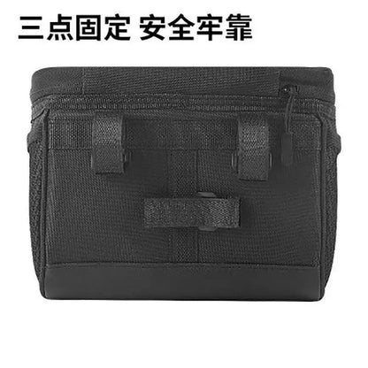 Sacoche de guidon vélo – Poche isotherme, fenêtre téléphone & bande réfléchissante
