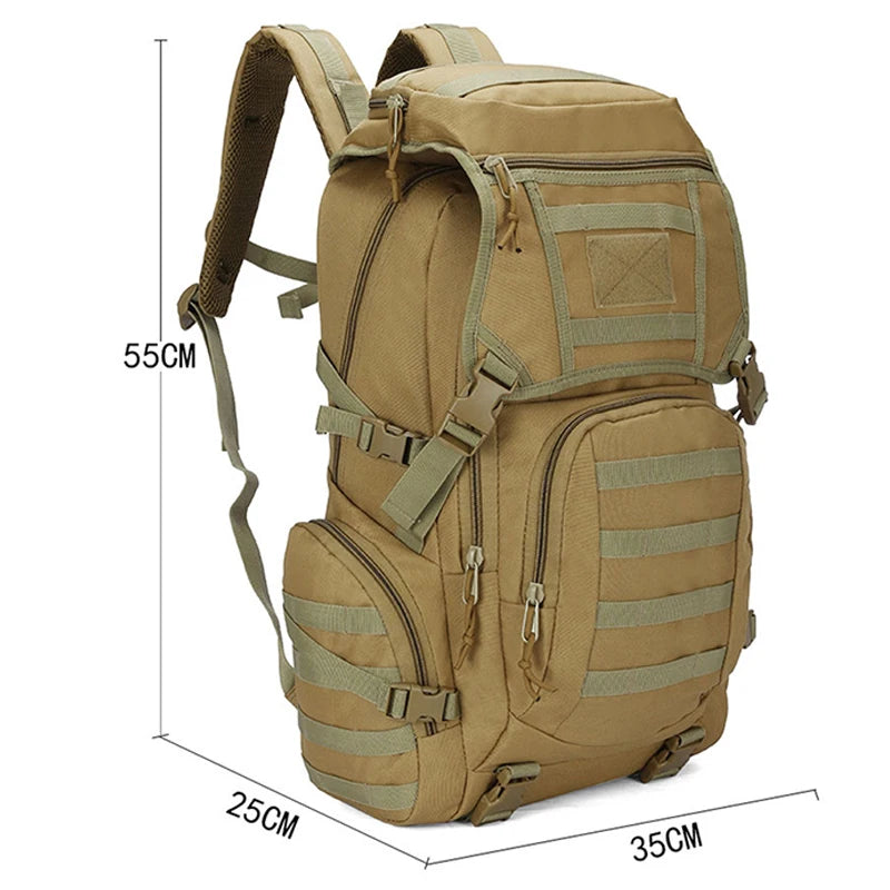 MOLLE Tactical Backpack - Survival, Hiking & Camping Unisex
