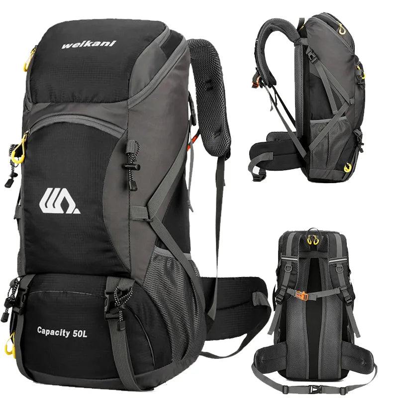 Sac à Dos de Voyage 50L – Randonnée, Camping & Alpinisme Unisexe