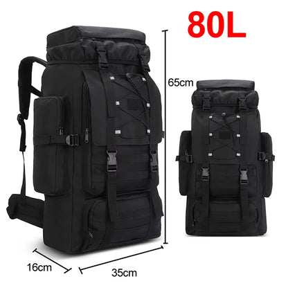 Scione 80L–130L Backpack – Hiking, Camping & Trekking