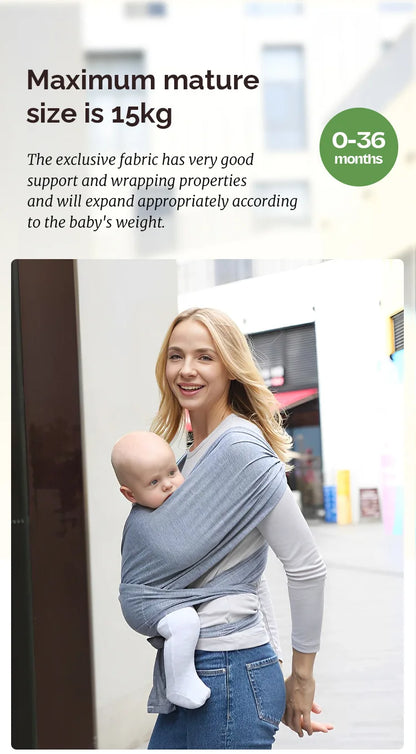 Ergonomic Baby Carrier with X-Shaped Support
