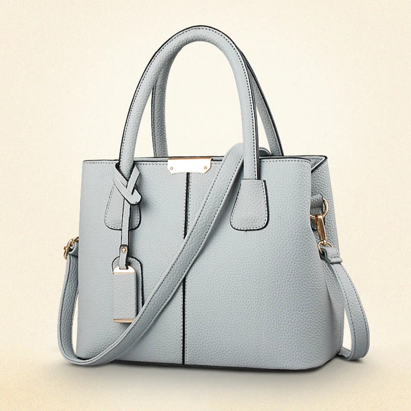 Women's PU Leather Tote Bag - Large, Shoulder & Crossbody