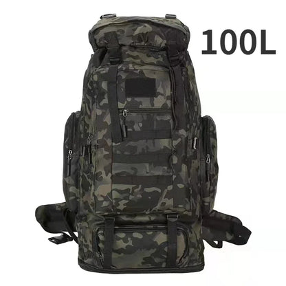 Tactical Backpack Large Capacity 80L & 100L – Hiking, Mountaineering & Camping | Military & Outdoor | Unisex