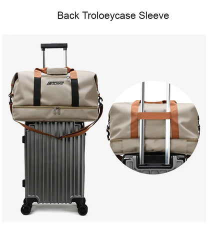 Canvas Duffle Bag – Large Capacity, Gym, Travel & Weekend