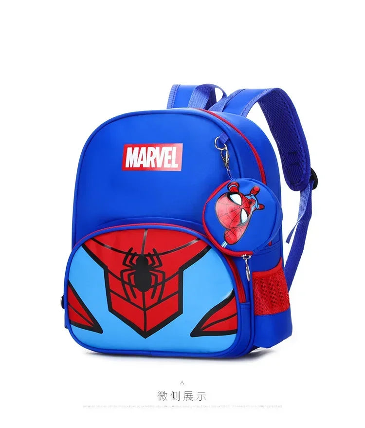 Spider-Man Kids' Backpack — ergonomic, cartoon, ages 4-13