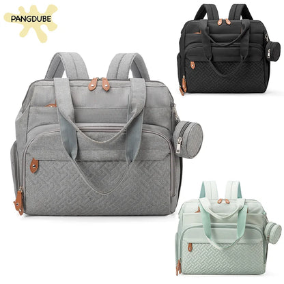 Multifunction Diaper Bag for Mom & Dad – Backpack & Shoulder Bag | Shoe Compartment | Large Capacity