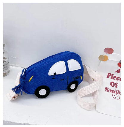 Mini Sac Bandoulière Enfant en Forme de Voiture – Mignon et Pratique