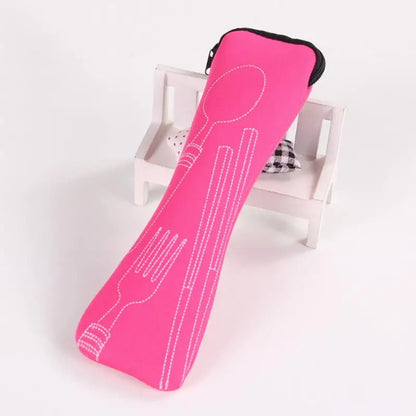 Portable Fabric Cutlery Pouch – Travel & Picnic Cutlery Storage