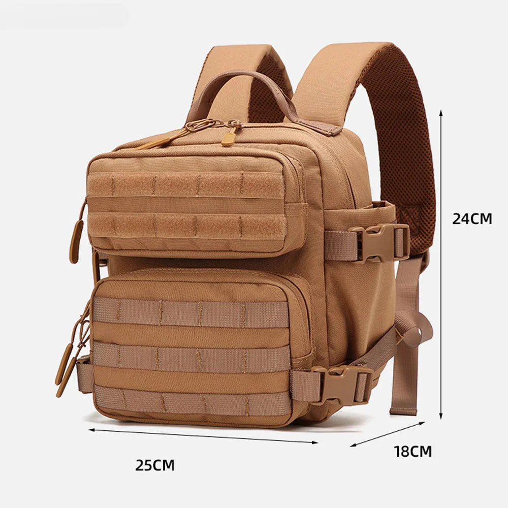 ORTactic 9L MOLLE Tactical Backpack – Compact & Multifunctional