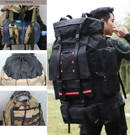 Scione 80L–130L Backpack – Hiking, Camping & Trekking