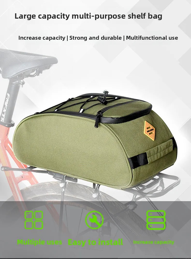 Sacoche Porte-Bagages Vélo – Libération Rapide, Pliable & Grande Capacité