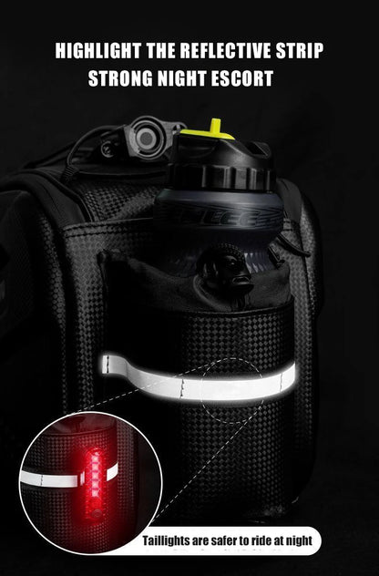 Rear Bike Pannier - Large Capacity, Foldable & Waterproof
