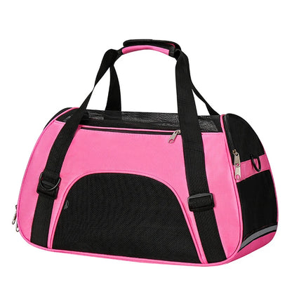 Breathable Mesh Cat & Dog Carrier – Foldable | Sizes S, M & L | Travel & Outdoor