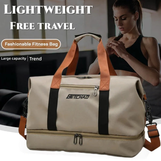 Sac de sport en toile – Grande capacité, Gym, Voyage & Week-end