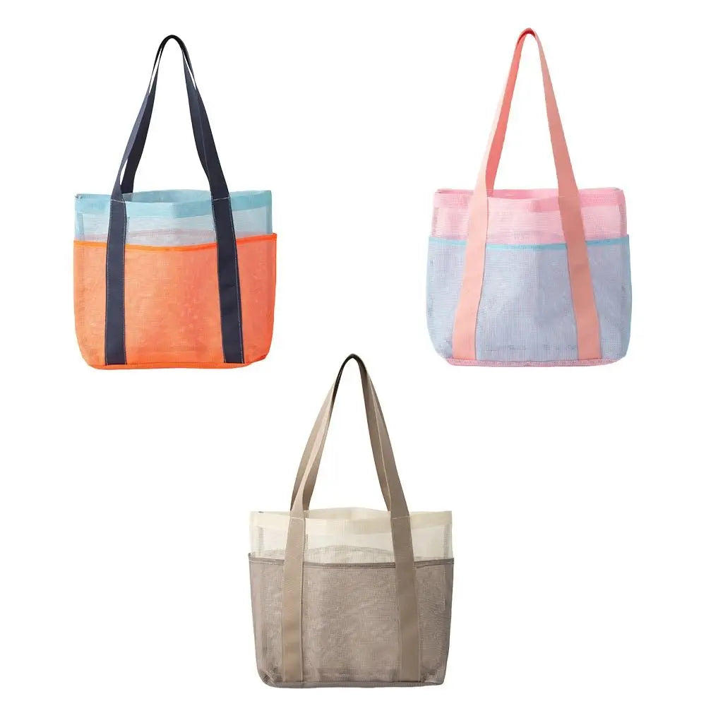 Sac filet de plage grande capacité — léger, pliable et polyvalent