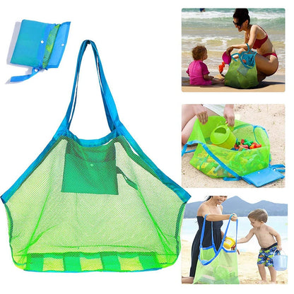 Kids' Anti-Sand Mesh Bag – Bath, Beach, and Pool Toys, Lightweight and Portable