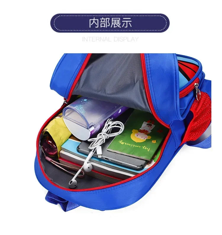 Spider-Man Kids' Backpack — ergonomic, cartoon, ages 4-13