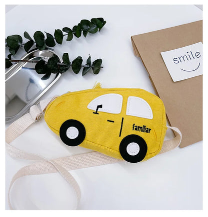 Mini Sac Bandoulière Enfant en Forme de Voiture – Mignon et Pratique
