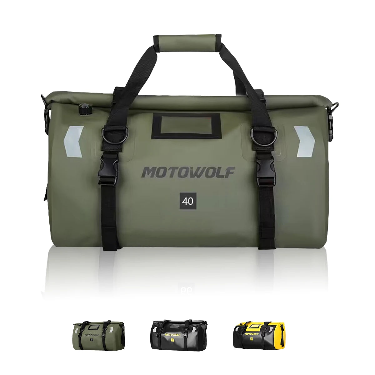 Waterproof Motorcycle Tail Bag - 20L to 100L