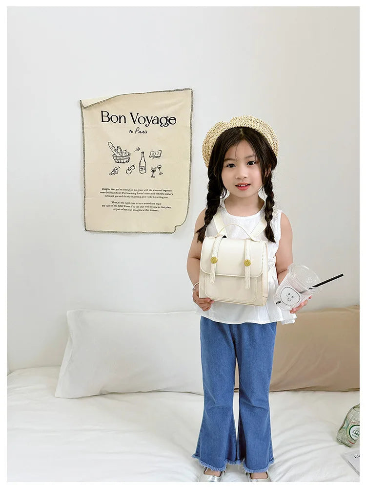 Sac à Dos Enfant Fille – Élégant, Léger et Tendance (7-13 ans)