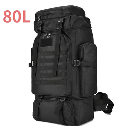 Tactical Backpack Large Capacity 80L & 100L – Hiking, Mountaineering & Camping | Military & Outdoor | Unisex