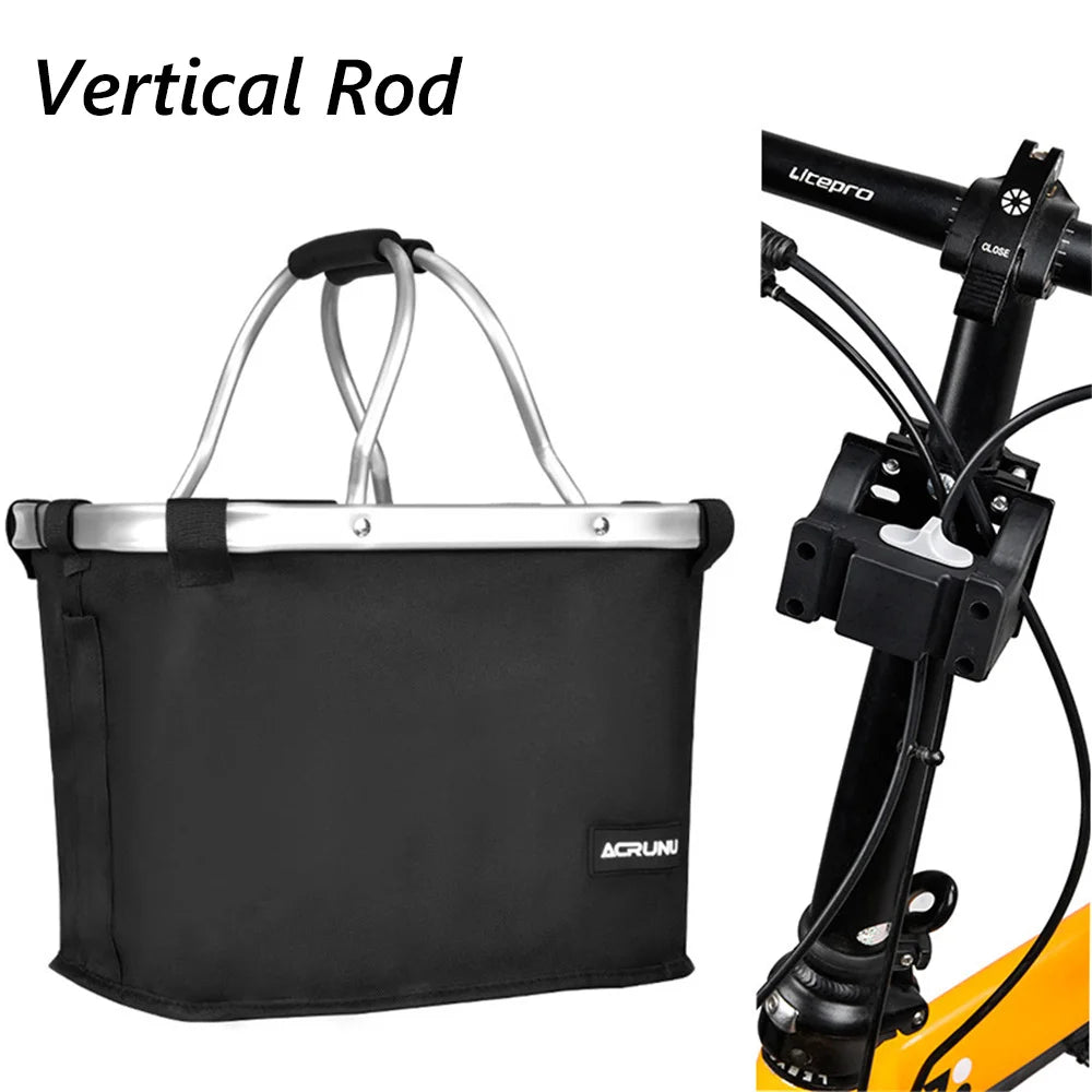 Panier Transporteur Vélo en Alliage d’Aluminium – Petit Chien & Chat | Imperméable & Durable | Chihuahua, Yorkshire, Shih Tzu