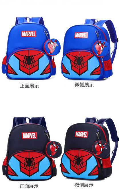 Spider-Man Kids' Backpack — ergonomic, cartoon, ages 4-13