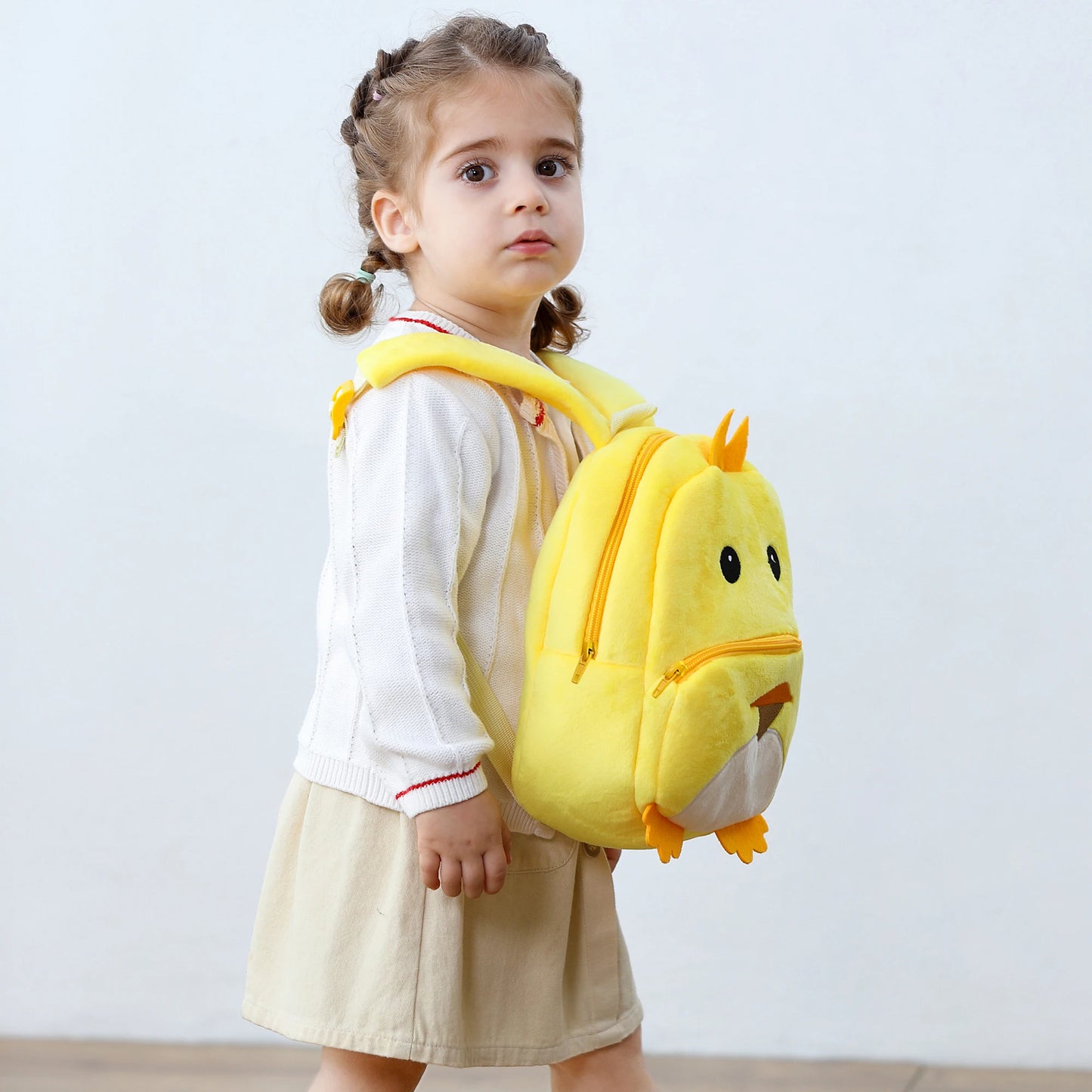 Sac à Dos Enfant Animaux – Canard, Vache, Grenouille – Grande Capacité, École et Voyage