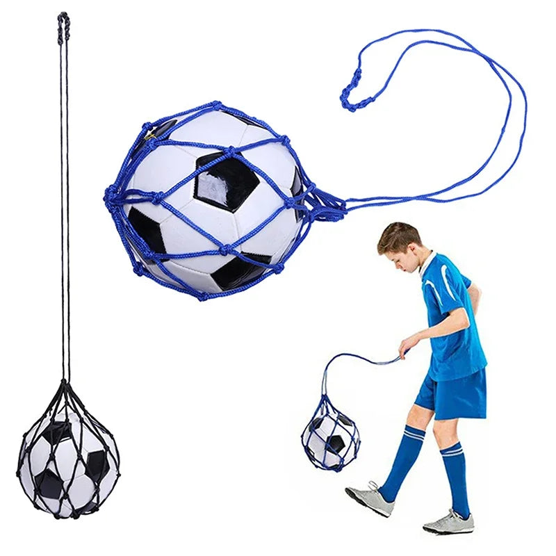 Filet d'entraînement football en nylon – Pratique seul, intérieur & extérieur