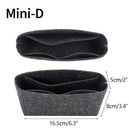 Bag Organizer – Multi-Pocket Insert, With or Without Zipper
