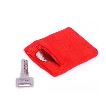 Bracelet Sport avec Pochette Zippée – Rangement Clés & Carte pour Course et Basketball