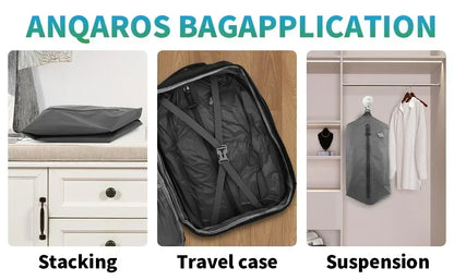 Sac de Compression Sous Vide 17L – Rangement Vêtements & Voyage, Avec ou Sans Pompe