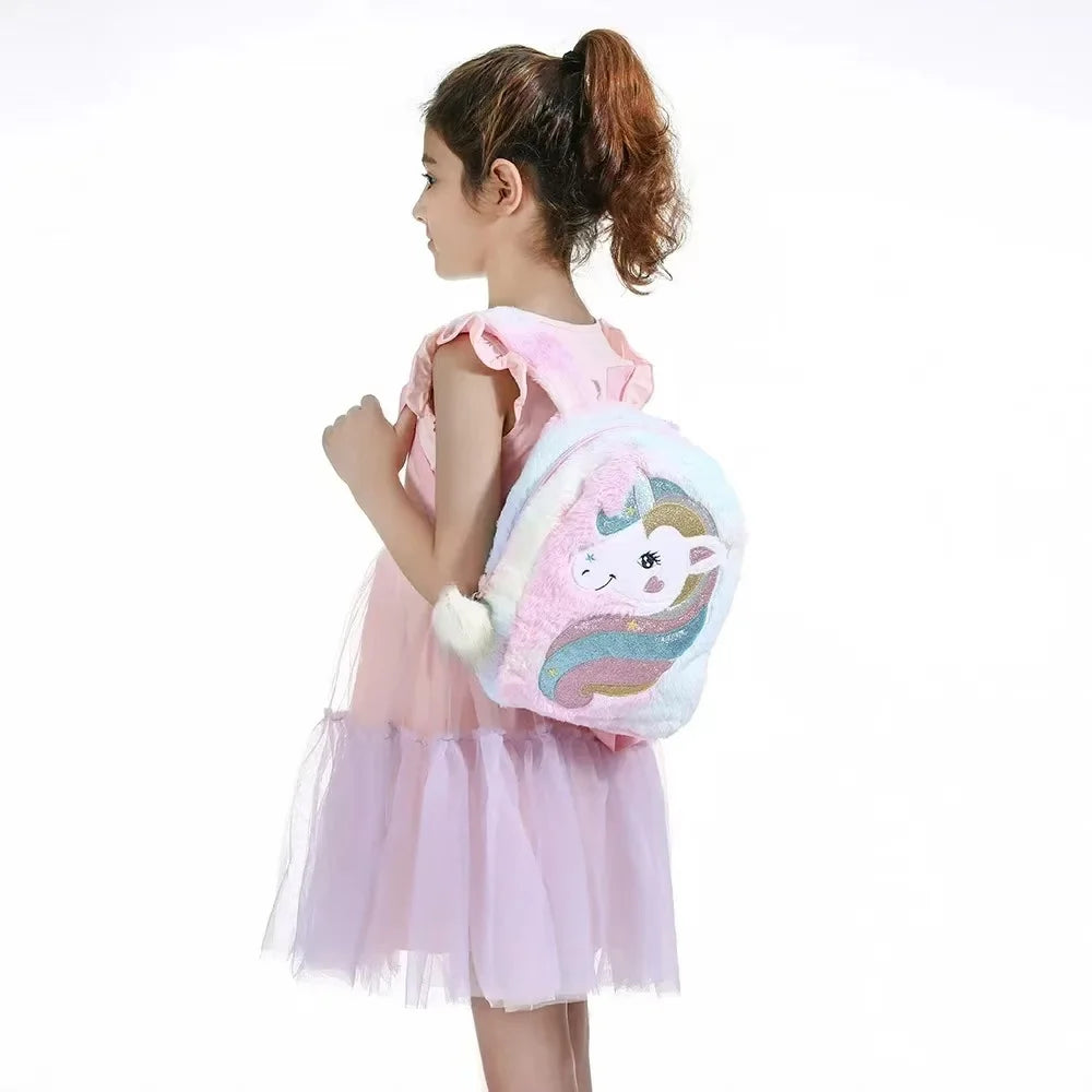 Sac à Dos Fille Licorne Tie-Dye – Grande Capacité, Style Tendance