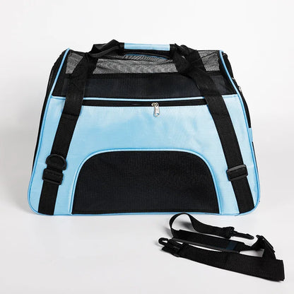 Breathable Mesh Cat & Dog Carrier – Foldable | Sizes S, M & L | Travel & Outdoor