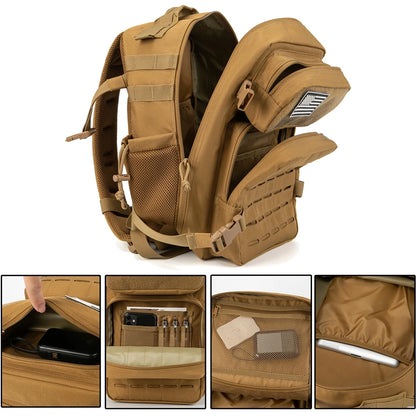 Sac à Dos Tactique 25L ReFire Gear – MOLLE Unisexe