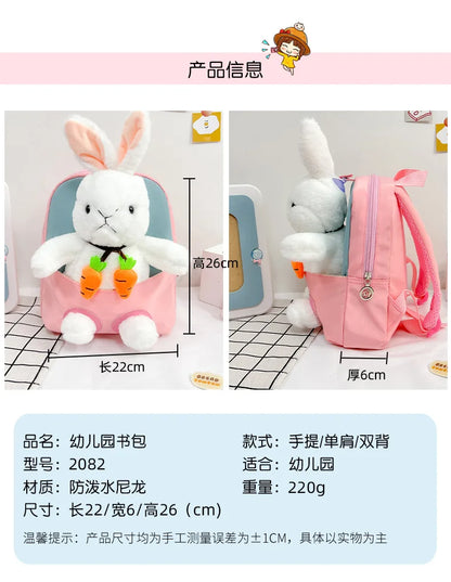 Plush Bunny Backpack for Kids — Cute, Soft, and Perfect for Preschool